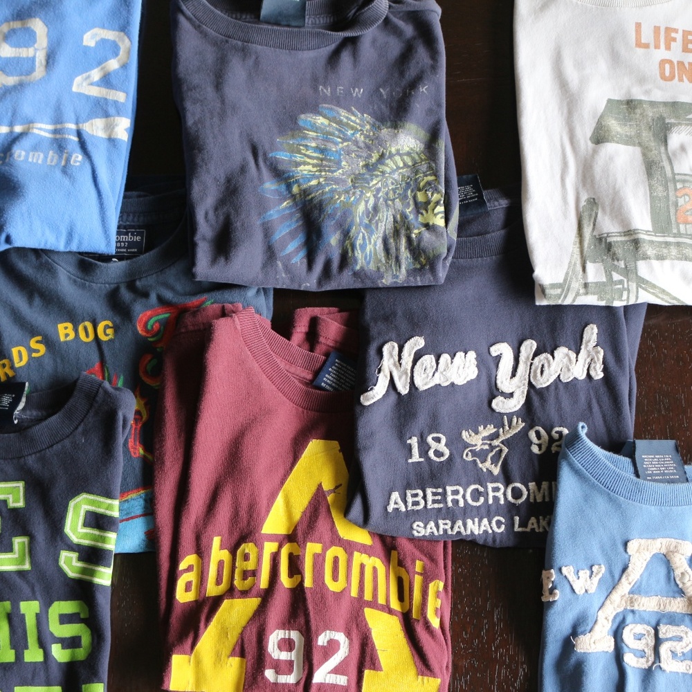 Abercrombie Kids bundle of 8 T-Shirts!!